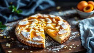 CROSTATA FRIABILE Ricotta e Marmellata dolce cremoso e genuino