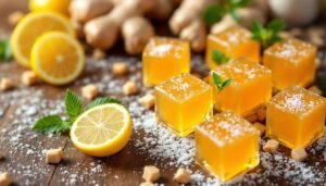 Cubetti di zenzero fatti in casa per una digestione leggera dopo i pasti abbondanti: sono semplicissimi da preparare