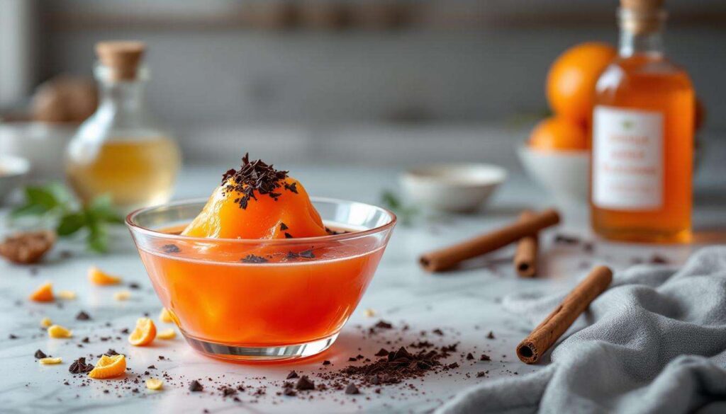 Gelo di arance siciliano: dolce al cucchiaio fresco, senza uova e con scaglie di cioccolato
