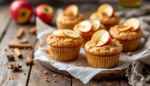 Muffin alle mele senza zucchero aggiunto