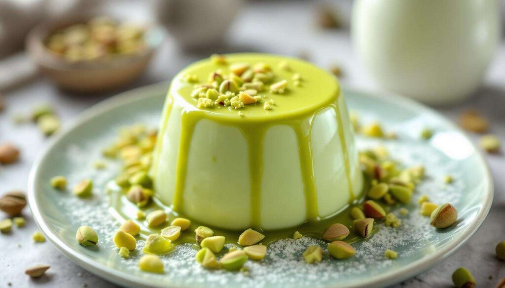 Panna cotta al pistacchio: cremosa, elegante e pronta con pochi passaggi