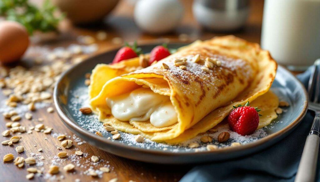 Crepes proteiche con albumi: il segreto per una colazione energizzante e leggera che ti farà partire alla grande