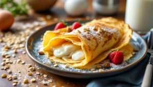 Crepes proteiche con albumi: il segreto per una colazione energizzante e leggera che ti farà partire alla grande