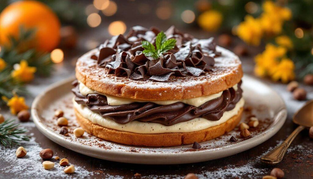 Zuccotto di pandoro con crema al cioccolato, ricetta facile