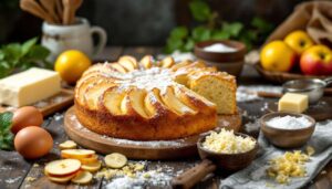 TORTA DI MELE E RICOTTA AL LIMONE facile, veloce e sofficissima