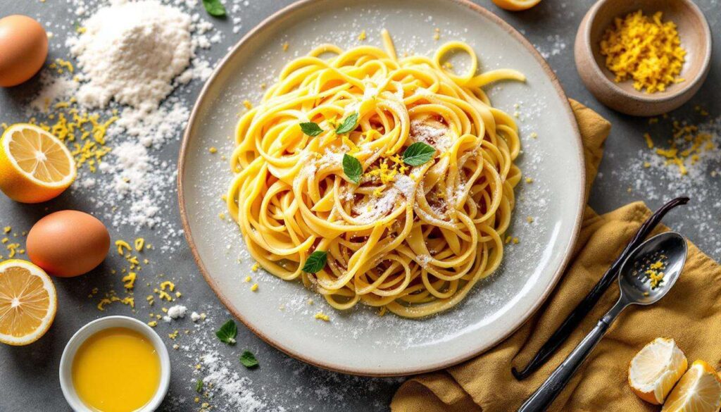 TAGLIATELLE dolci al LIMONE: facili e irresistibili