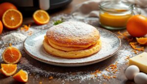 Pignolata all’arancia in friggitrice ad aria