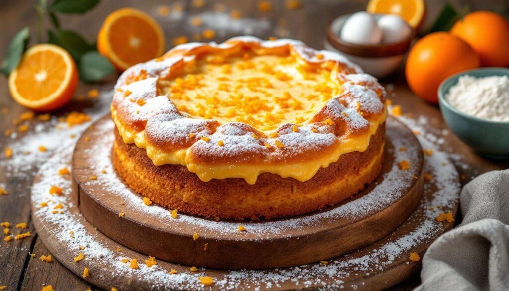 Manco il tempo di pensarla che è già pronta la mia torta all’arancia veloce, soffice e facilissima