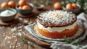 Preparare una torta al cocco e Nutella che fa innamorare tutti: arte della farcitura generosa