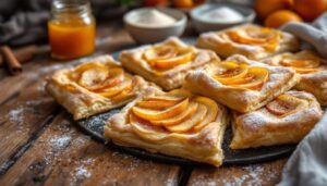 Sfogliatine con le mele e marmellata ricetta facile e veloce