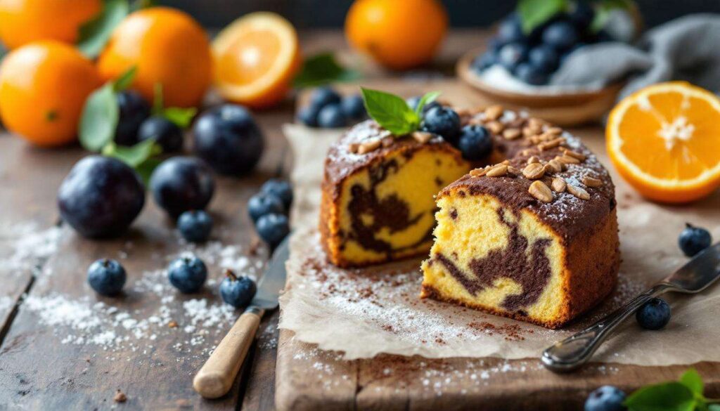 Frullo un'arancia intera nell'impasto: il segreto del mio Plumcake variegato senza burro, profumatissimo!