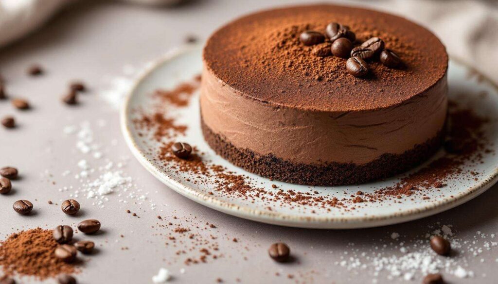 Torta mousse al caffè con base al cacao: dolce raffinato da preparare in anticipo