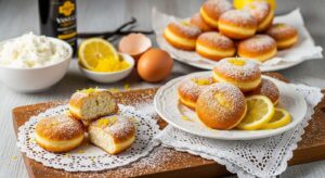 Voglia di dolce, la soddisfo con le mie frittelle ricotta e limone. Senza dubbio le più soffici